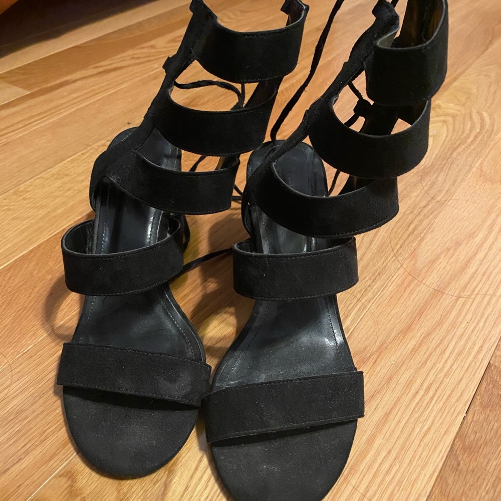 Lace up sandals